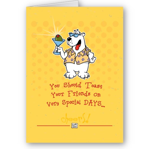 happy birthday funny quotes. Polar Bear - Funny Birthday Card by ChuckleBerrys