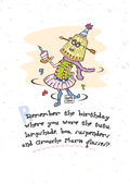 Party Paper Birthday Card